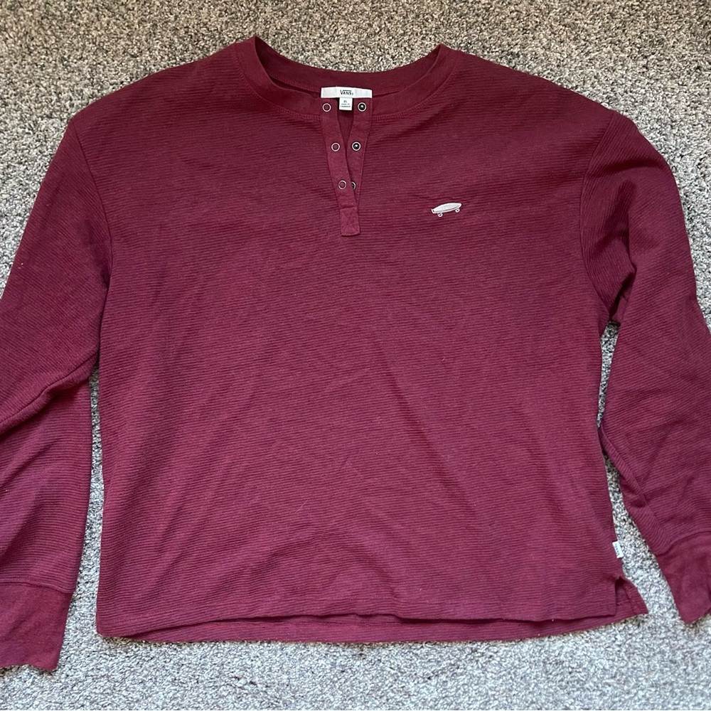 Maroon longe sleeve